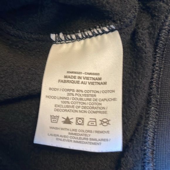 Nike - split logo pullover sweatshirt - black with white & blue logo - men’s S - Picture 4 of 6